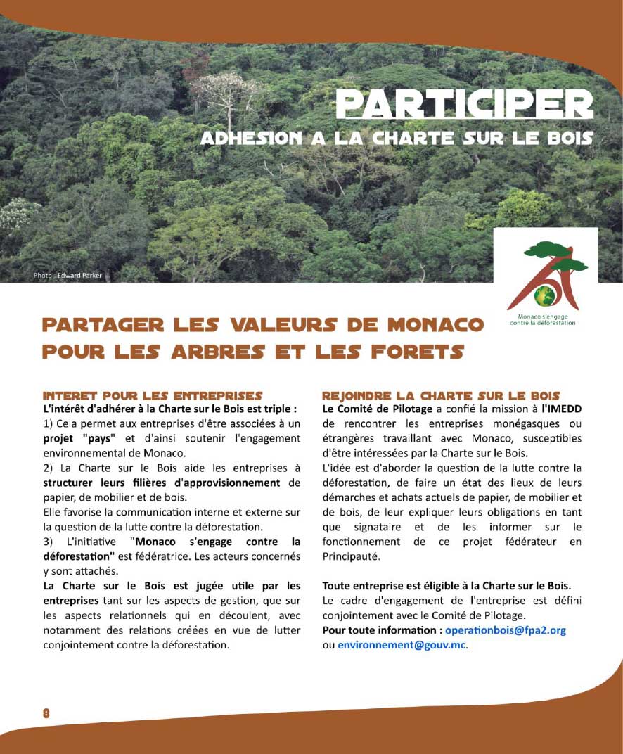 monaco s'engage contre la deforestation